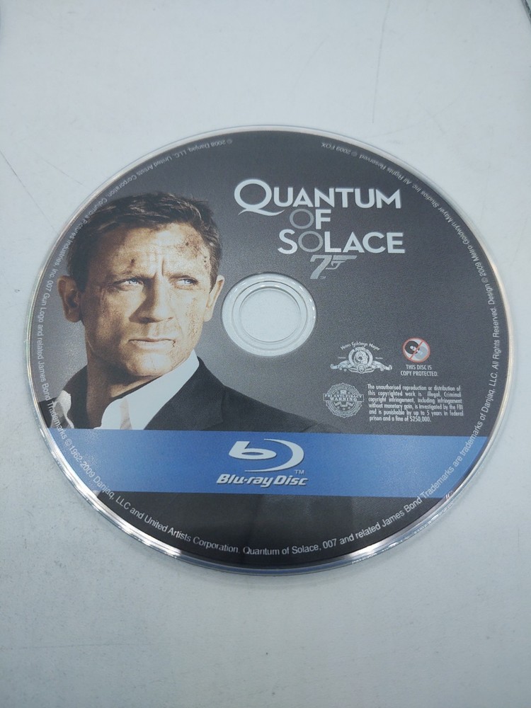 Quantum Of Solace Blu Ray Disc Only Used Tested