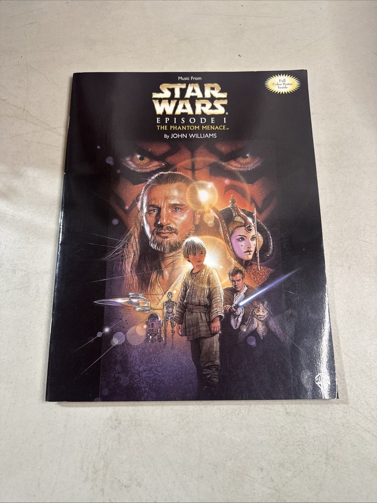 Star Wars Episode I The Phantom Menace: Piano Arrangements, Book & Poster