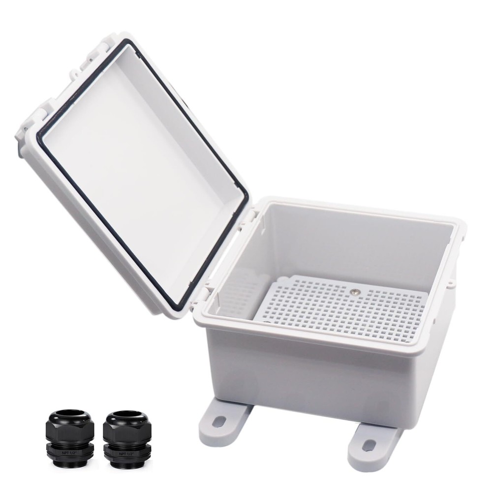 Waterproof Electrical Box Dustproof Junction Box Weatherproof IP67 ABS Plasti...-image