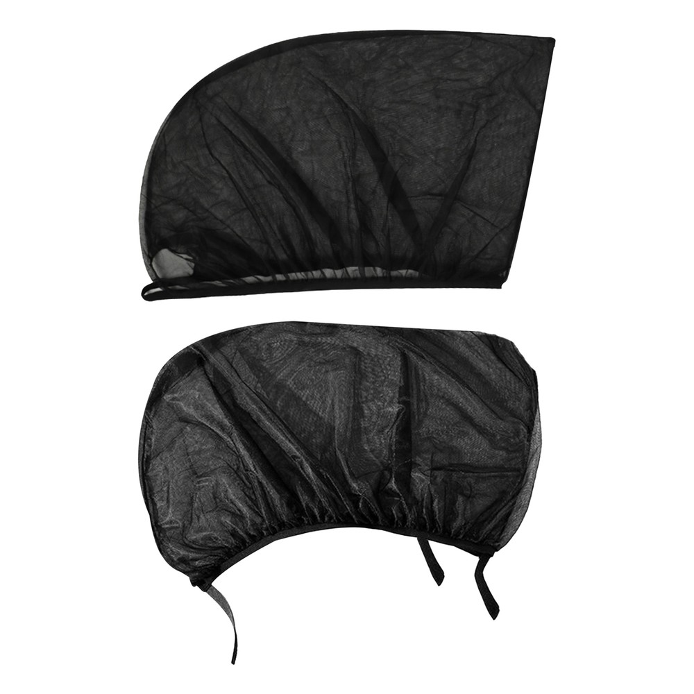 2pcs Mesh Sunshade Car Side Window Screens Cling Window Cover Uv Rays