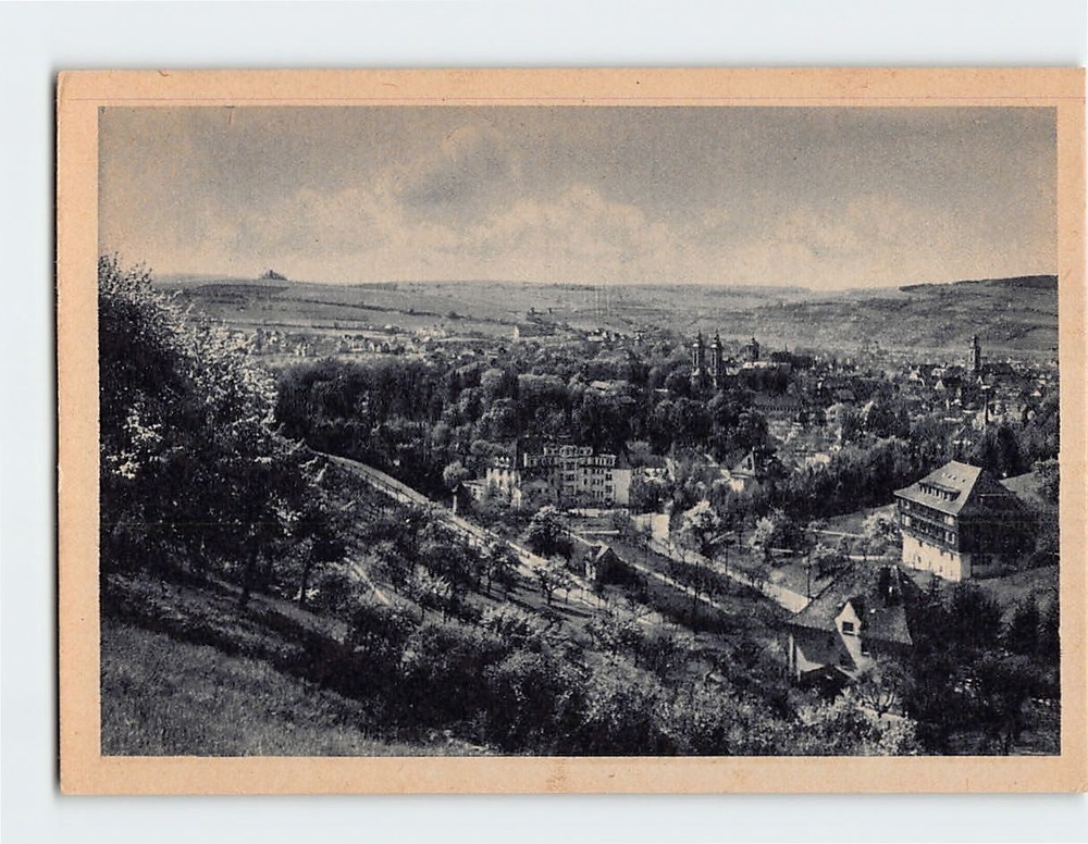 Postcard Aerial View Bad Mergentheim Germany