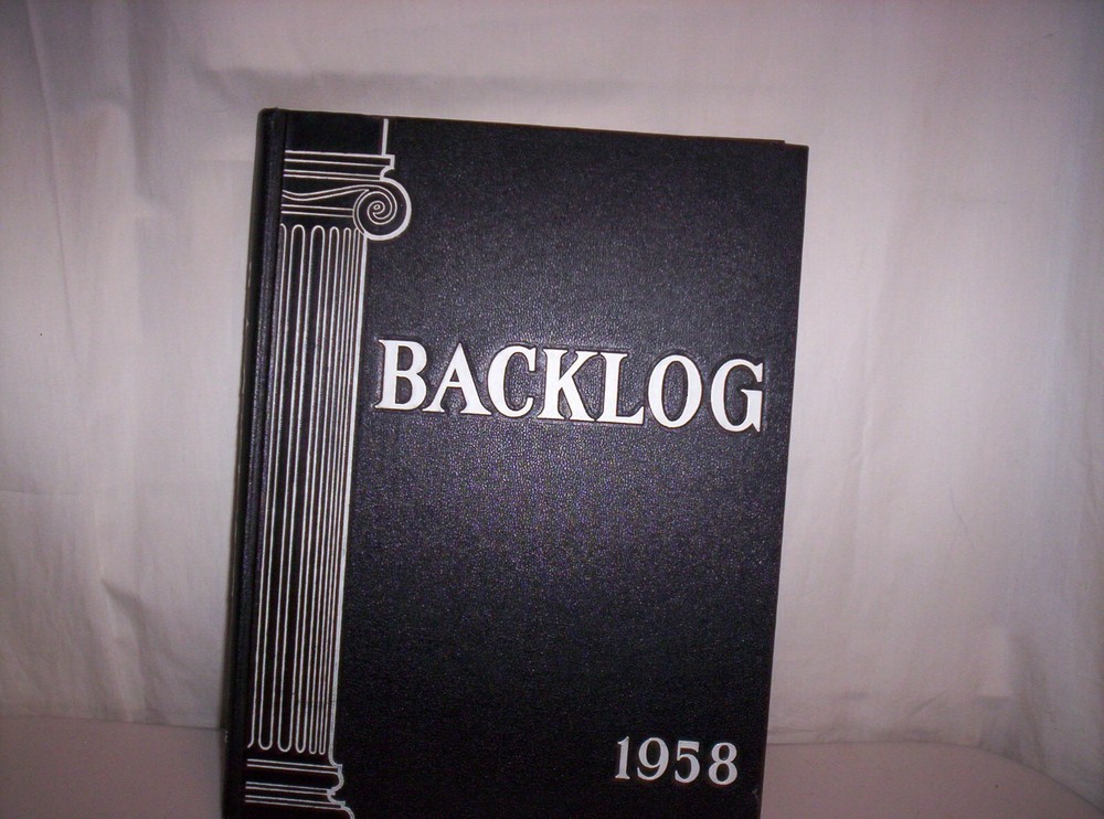 1958 Backlog - David Lipscomb College - Nash. TN -Yearbook