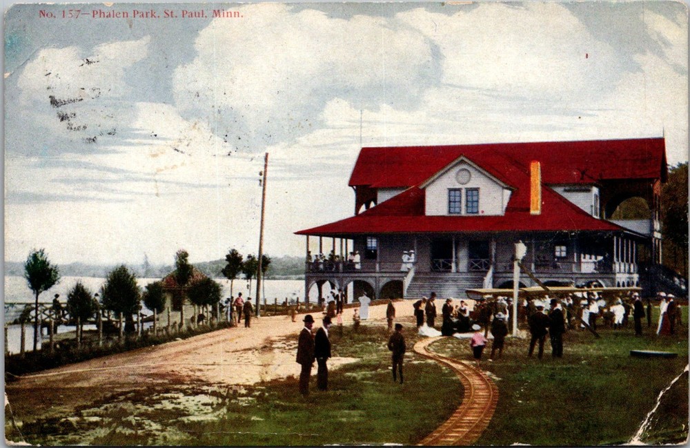 View of Phalen Park, St Paul MN Vintage Postcard V34