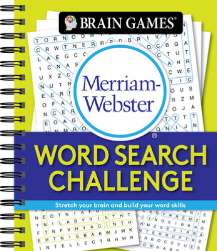Brain Games - Merriam-Webster Word Search Challenge: Stretch Your Brain a - GOOD