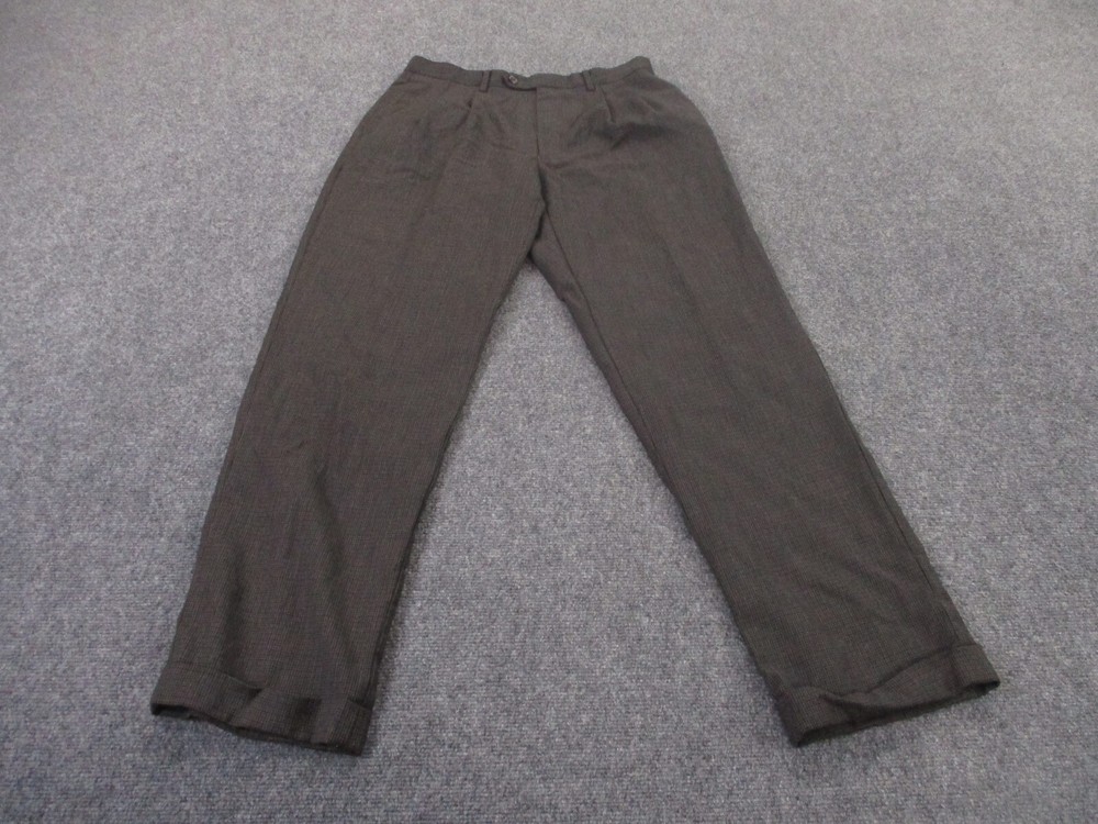 Ralph Lauren Pants Mens 32 X 31 Plaid Chino Business Classic Dress Work Adult