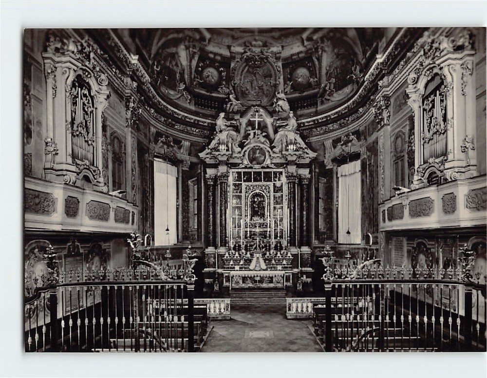 Postcard Interior Basilica of San Domenico Bologna Italy