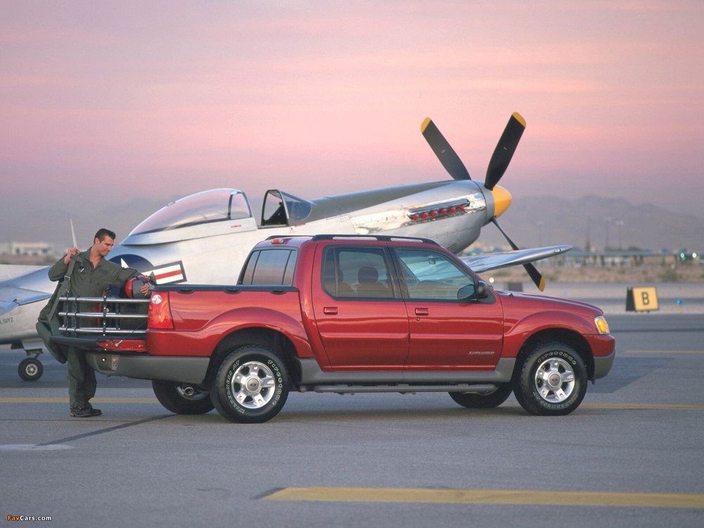 Ford Explorer Sport Trac 2000 | 24x36 inch POSTER | classic pickup truck