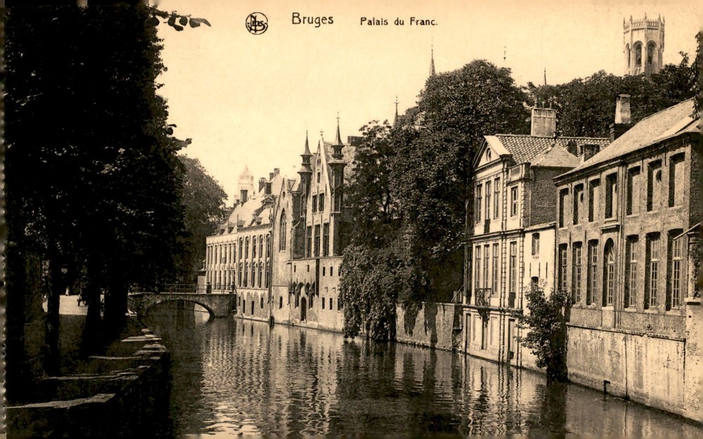 Bruges, Palais du Franc, Gothic architecture, Ern. Thill, Bruxelles Postcard