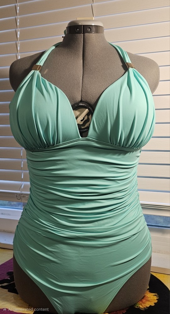 NWT! Victoria’s Secret The Forever One Piece Swimsuit Aqua XL
