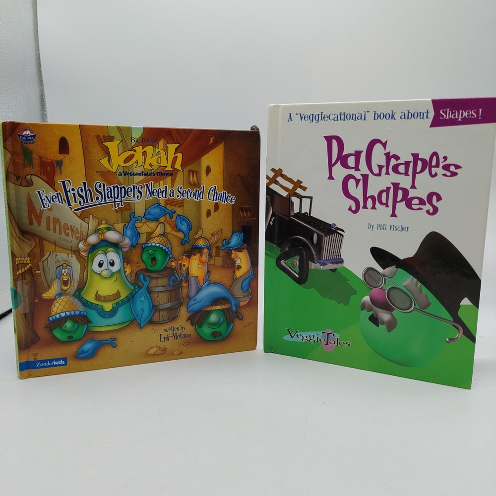 Veggietales Jonah Even Fish Slappers Need a Second Chance  Pa Grapes Shapes Book