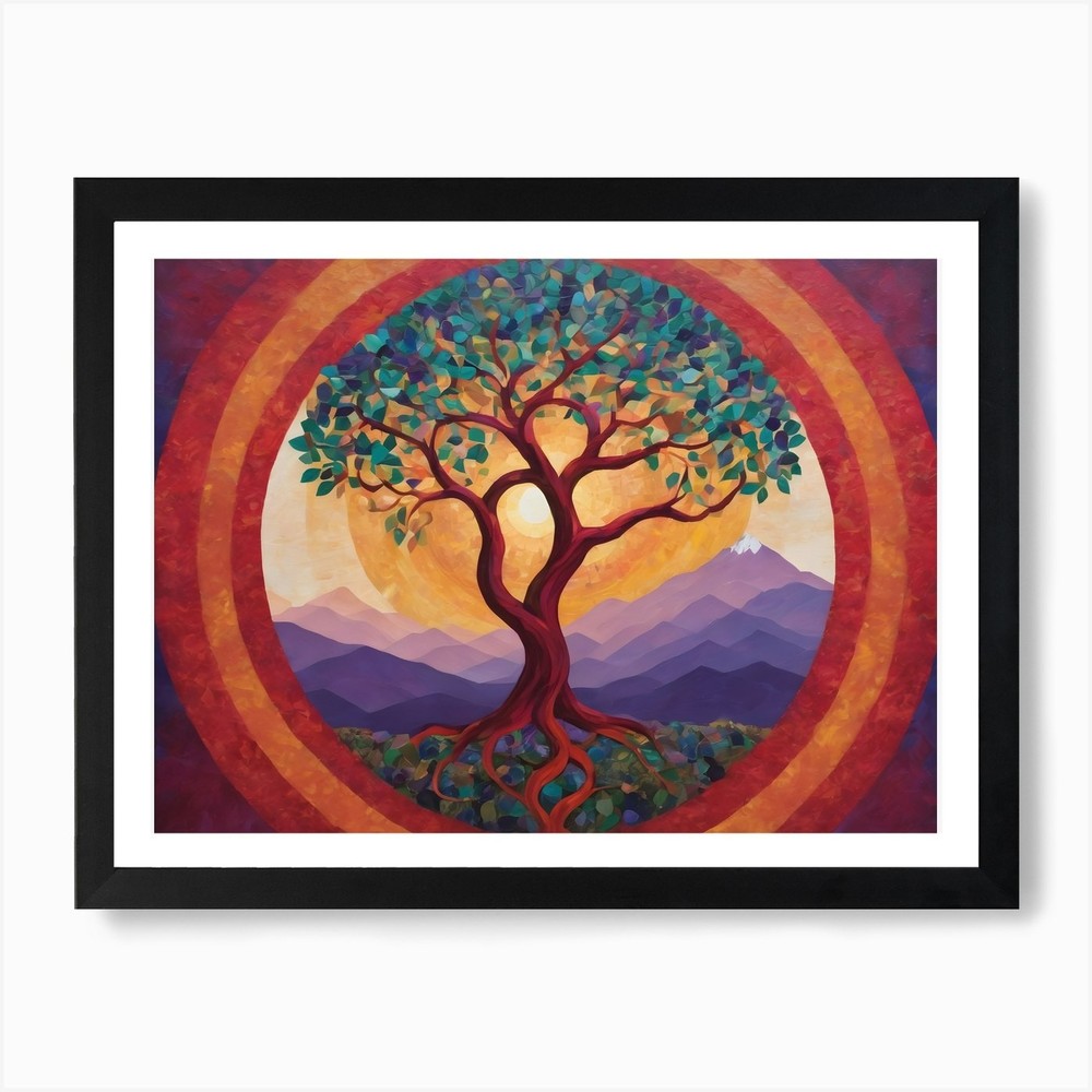 Tree Of Life 49 Art Print Framed Wall Art Poster Canvas Print Picture