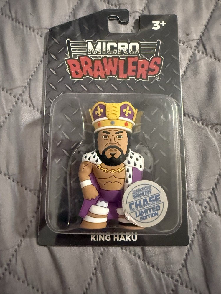 Micro Brawler King Haku Chase Figure Pro Wrestling Crate Exclusive WCW WWF WWE