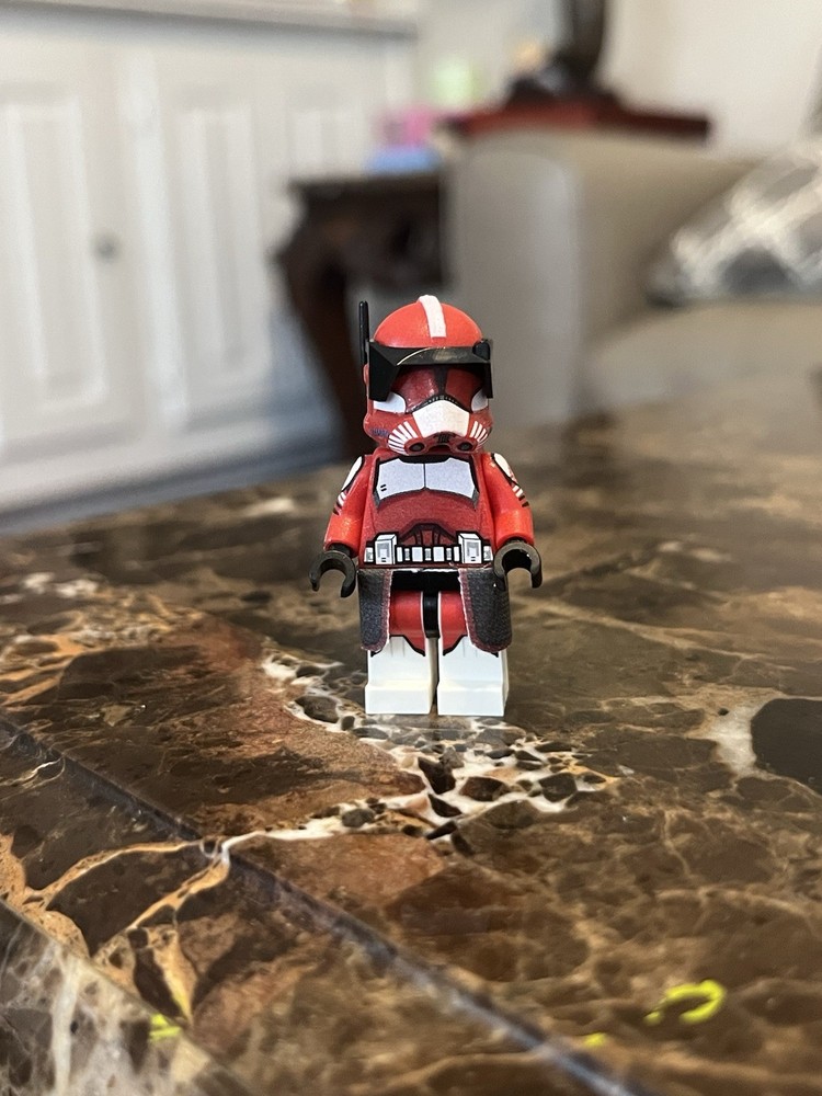 Commander Fox Lego Star Wars Clone Trooper Minifigure Decaled RP2