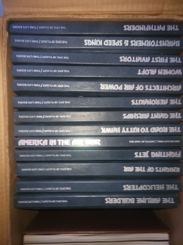 Like New 80s Lot of 15 Epic of Flight Series Time-Life Books History of Aviation