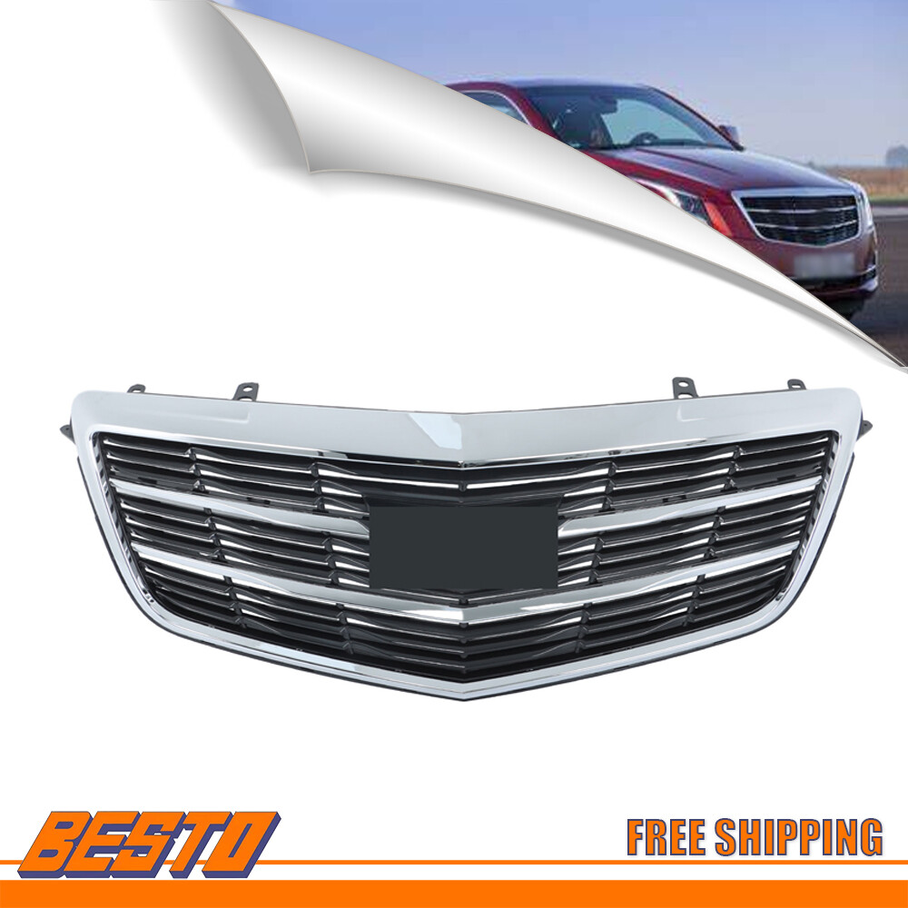 2015-2019 Cadillac ATS Chrome Front Upper Center Grille Replacement