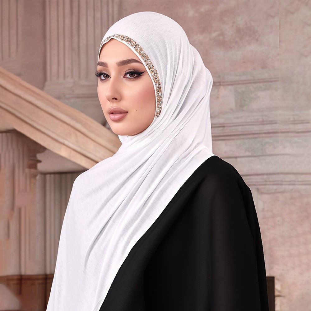 Women Hijab Scarf Turban Head Cover Wrap Shawls Islamic Bonnet Headscarf Arab