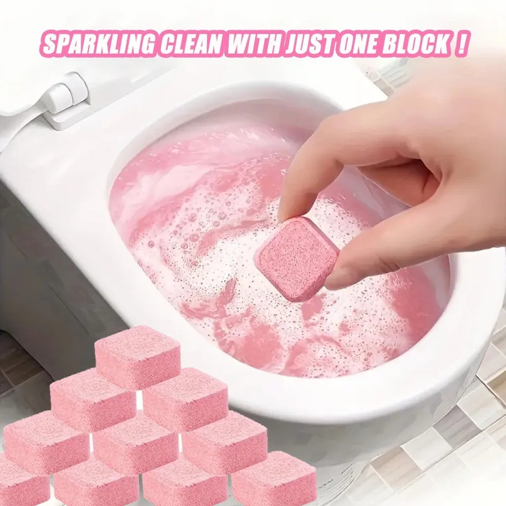 Toilet Cleaning Effervescent Tablets – Deodorizer & Stain Remover - 1pcs