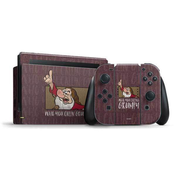 Snow White & the Seven Dwarfs Nintendo Switch Bundle Skin - Snow White Grumpy