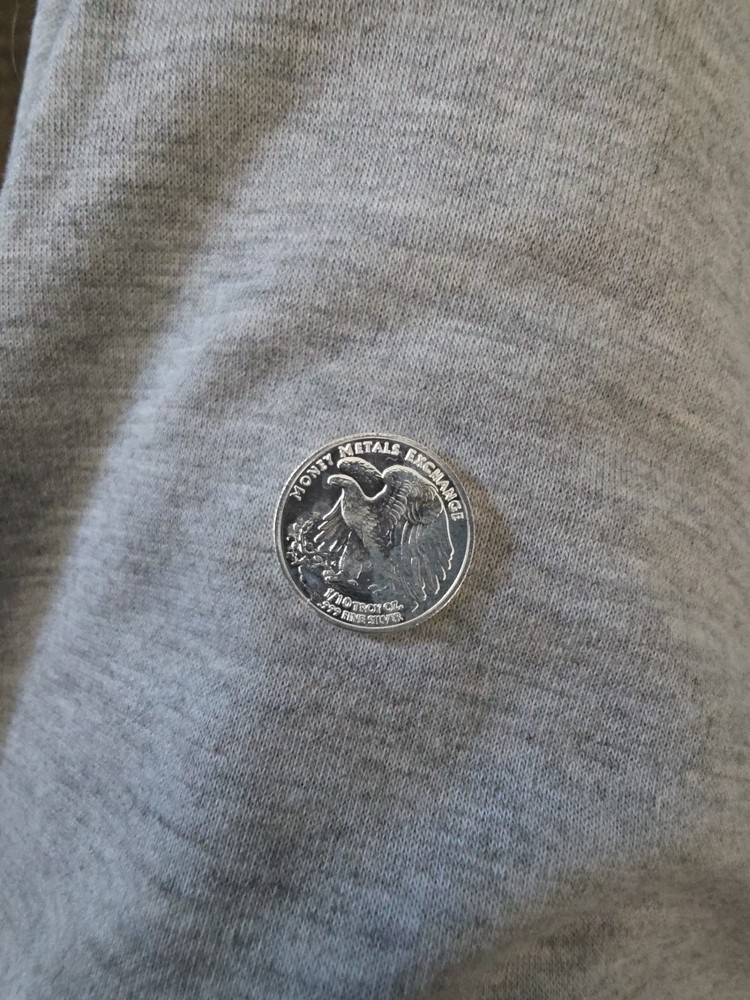 Money Metals Exchange Walking Liberty 1/10 oz .999 Fine Silver Round