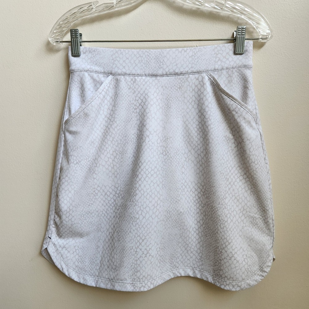 Peter Millar Womens XS White UPF 50 Golf Tennis Skort Casual Sun Protection