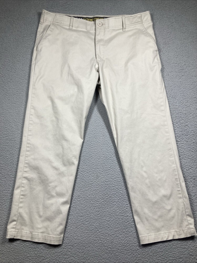 Lee Men's 40x30 Beige Performance Hiking Pants Extreme Comfort Gorpcore