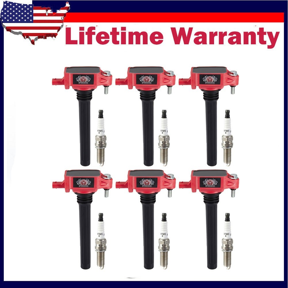 Performance Ignition Coils & Spark Plugs For Chrysler Jeep Dodge Ram 3.6L UF648