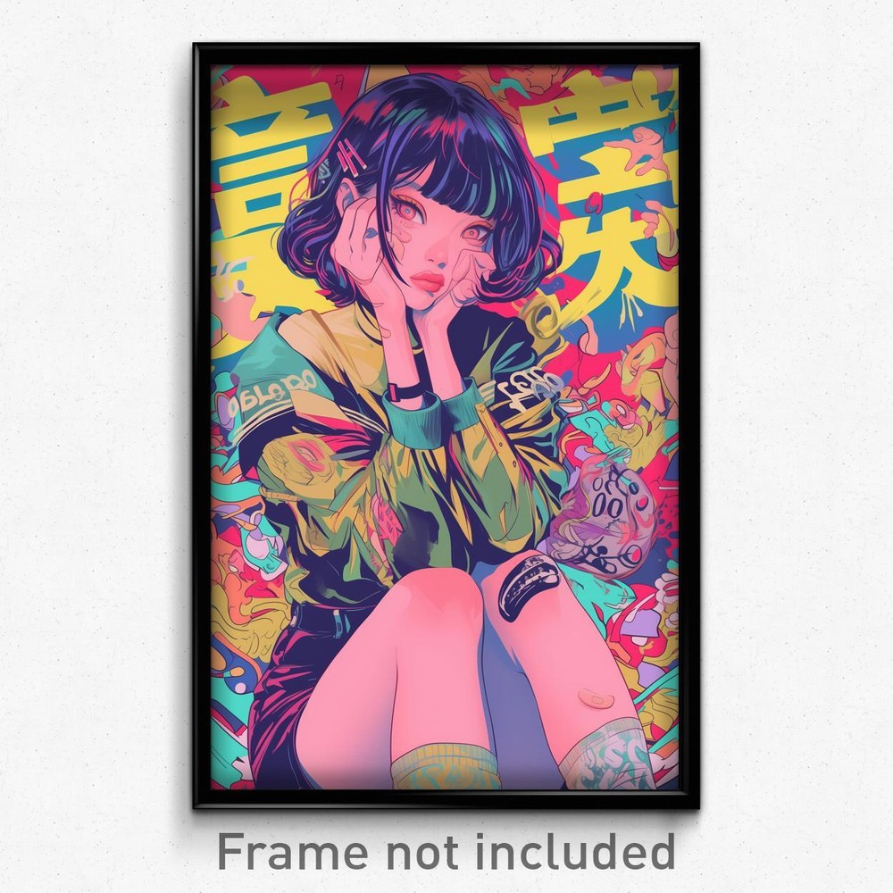 Vietnamese Film Poster - Girl Feeling Hate in Stylish High-Waist Shorts Print