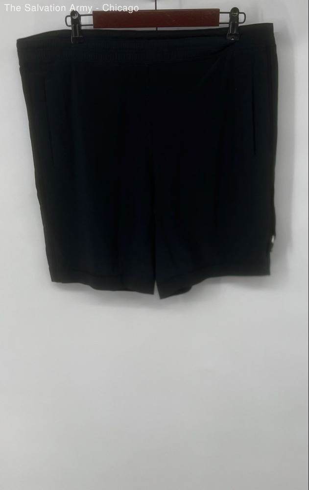 Lululemon Mens Black Pull On Activewear Athletic Shorts Size Large
