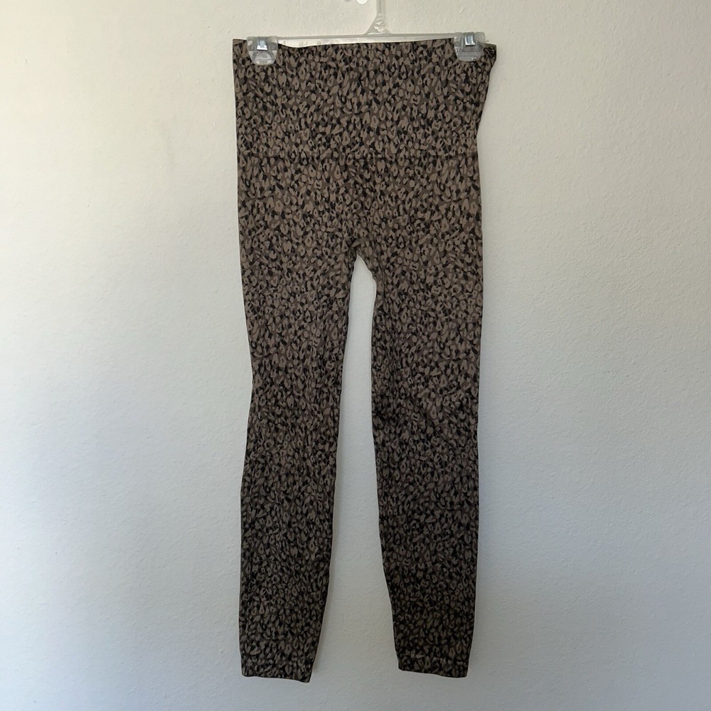 Stylish Spanx Animal Print Leggings for Women in Size Large – Winter Workwear Essential