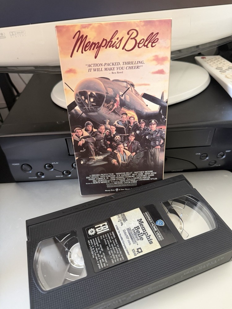 Vintage Warner Brothers 1990 VHS “Memphis Belle” Starring Matthew Modine