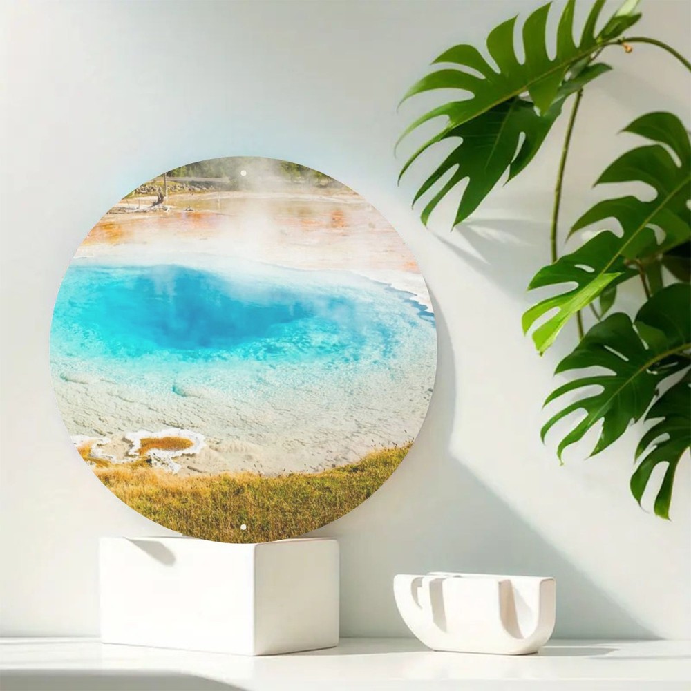 Round Aluminum Wall Art - For Home/Restaurant/Bar