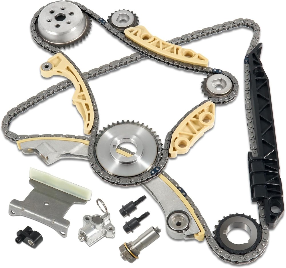 94201S Timing Chain Kit with Tensioner Guide Rail Crank Sprocket Shaft Sprocket
