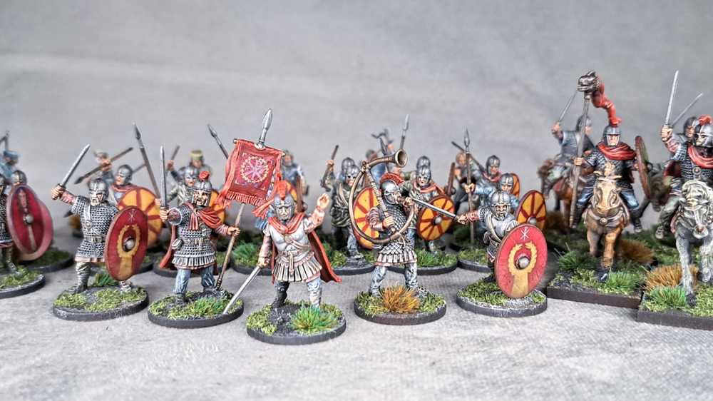 Victrix Late Roman Warband – Professionally Painted – Made to Order – 28mm