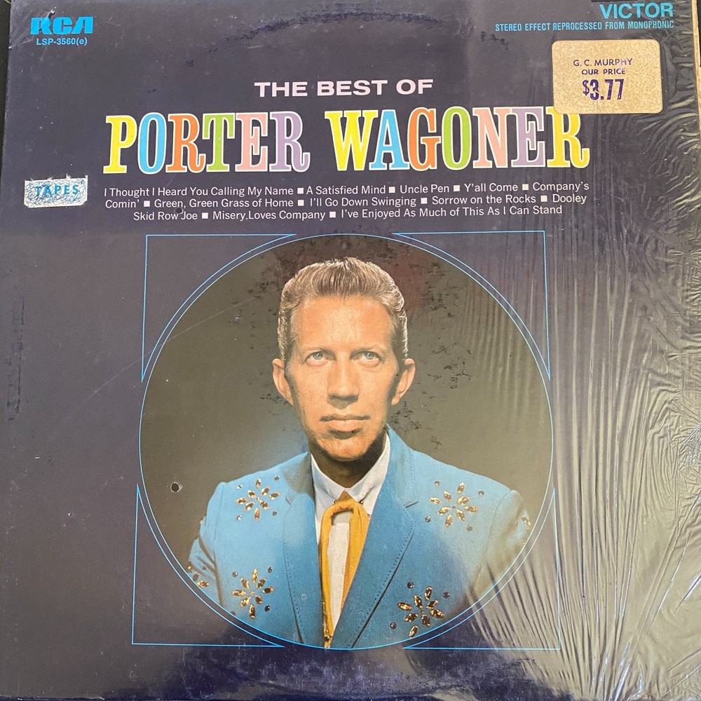 Porter Wagoner – The Best Of LP Record 1966 RCA Victor Country 33⅓ RPM