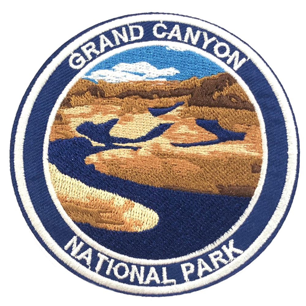 Grand Canyon National Park Patch Embroidered Iron-On Applique Travel Souvenir