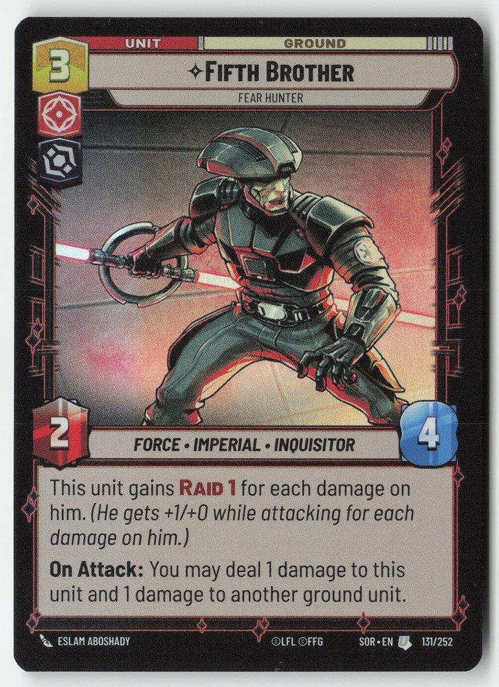 SWU - Fifth Brother SOR 131 Standard Foil