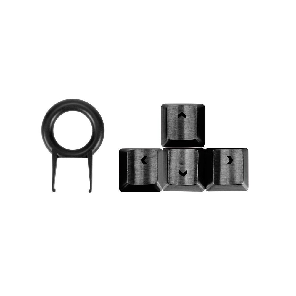 Upgrade Your Keyboard with Stainless Steel Metal Keycaps and Key Puller for Cherry MX