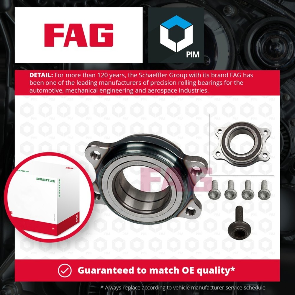 Wheel Bearing Kit 713610900 FAG 4H0498625 4H0498625A 4H0498625B 4H0498625C New