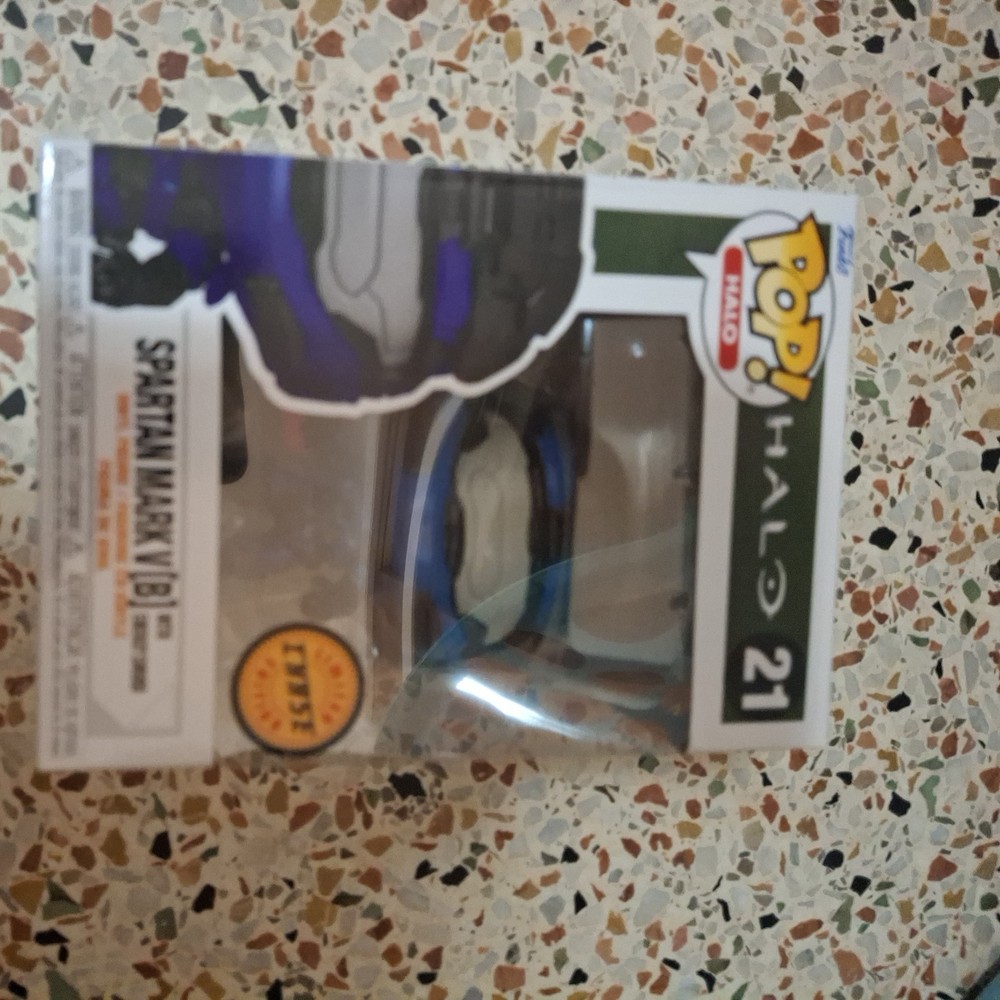 Funko Pop Spartan Mark V (B) With Energy Sword #21 Halo CHASE Limited Edition!