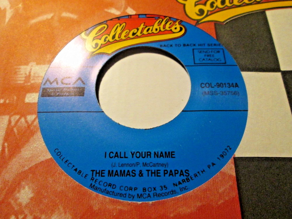 The Mama's & The Papa's - I Call Your Name / Look Through Any Window NEW reissue