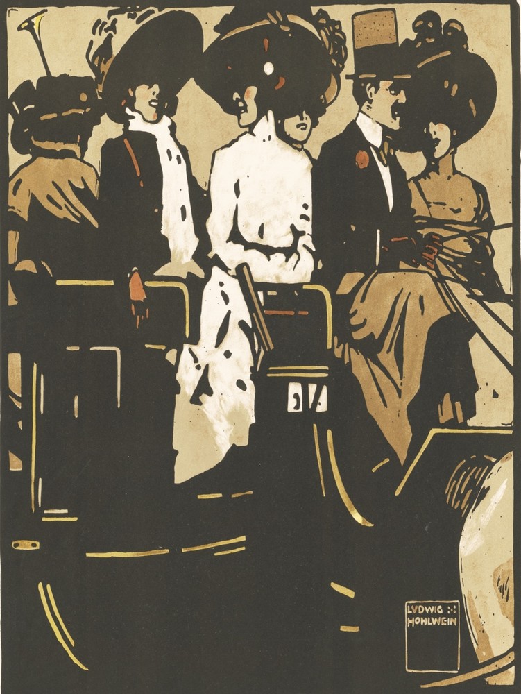 Victorian carriage wall art poster for room decor and interior design