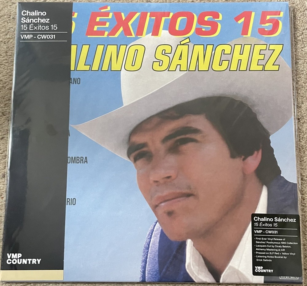 Chalino Sánchez 15 Éxitos 15 RED & YELLOW 2LP VMP Vinyl Me Please Vinyl IN HAND