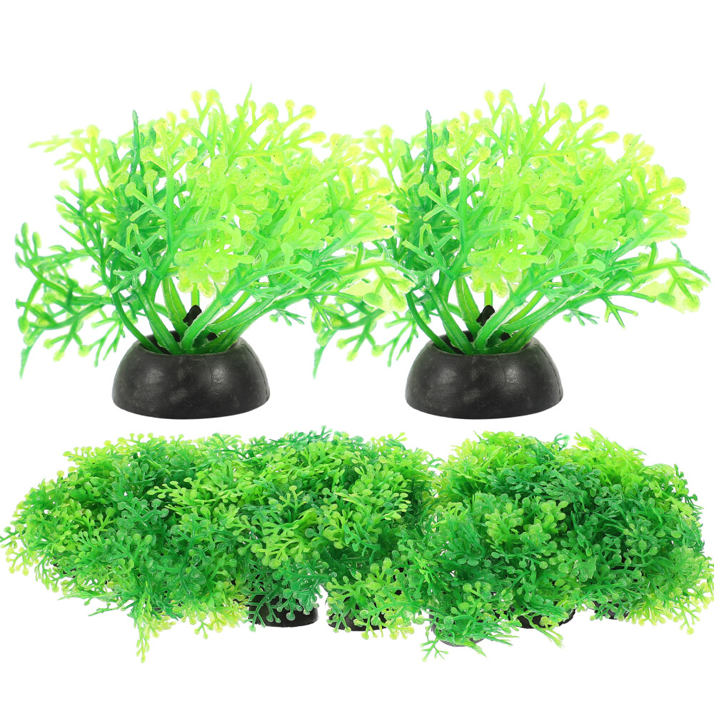 20 Pcs Aquarium Ornaments Landscaping Fish Tank Plants Decorations