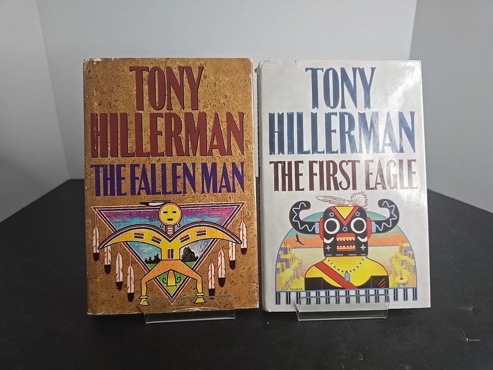Tony Hillerman Lot of 2 | The Fallen Man & The First Eagle | 1st Ed HC DJ | VG |