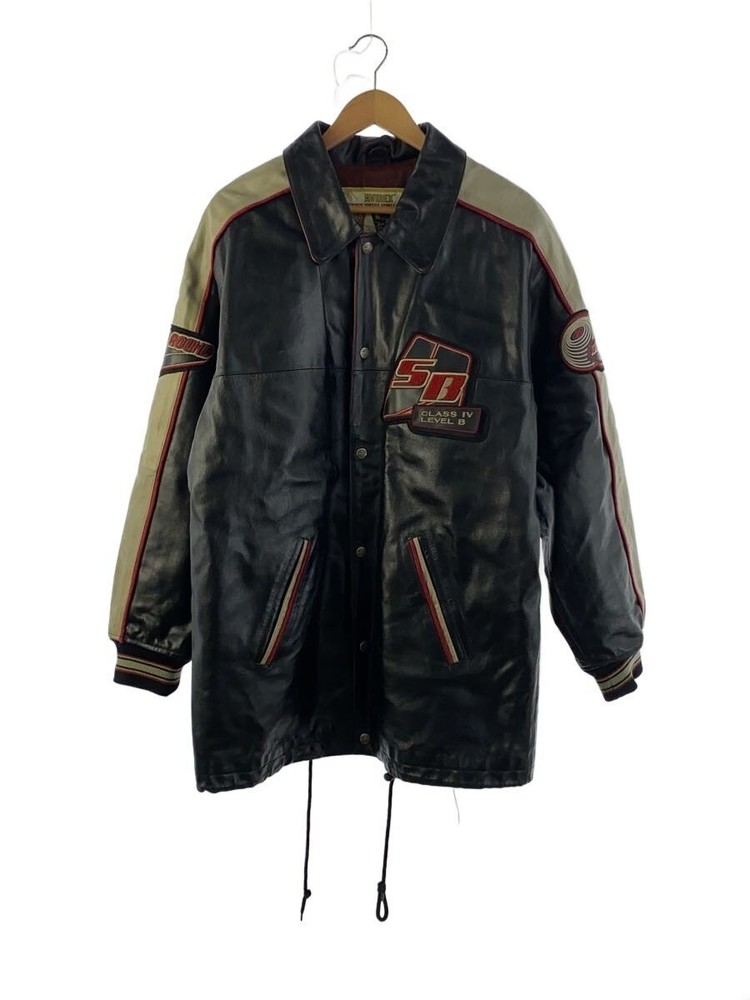 Avirex Leather Jacket Blouson/M/Leather/Blk/213728 21001