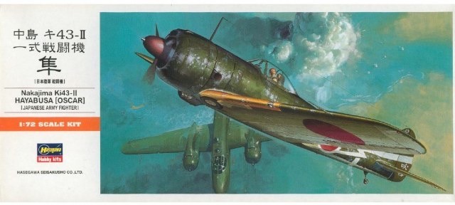Hasegawa 00131 Nakajima Ki43-II 'Oscar' 1/72 Scale Plastic Model Kit