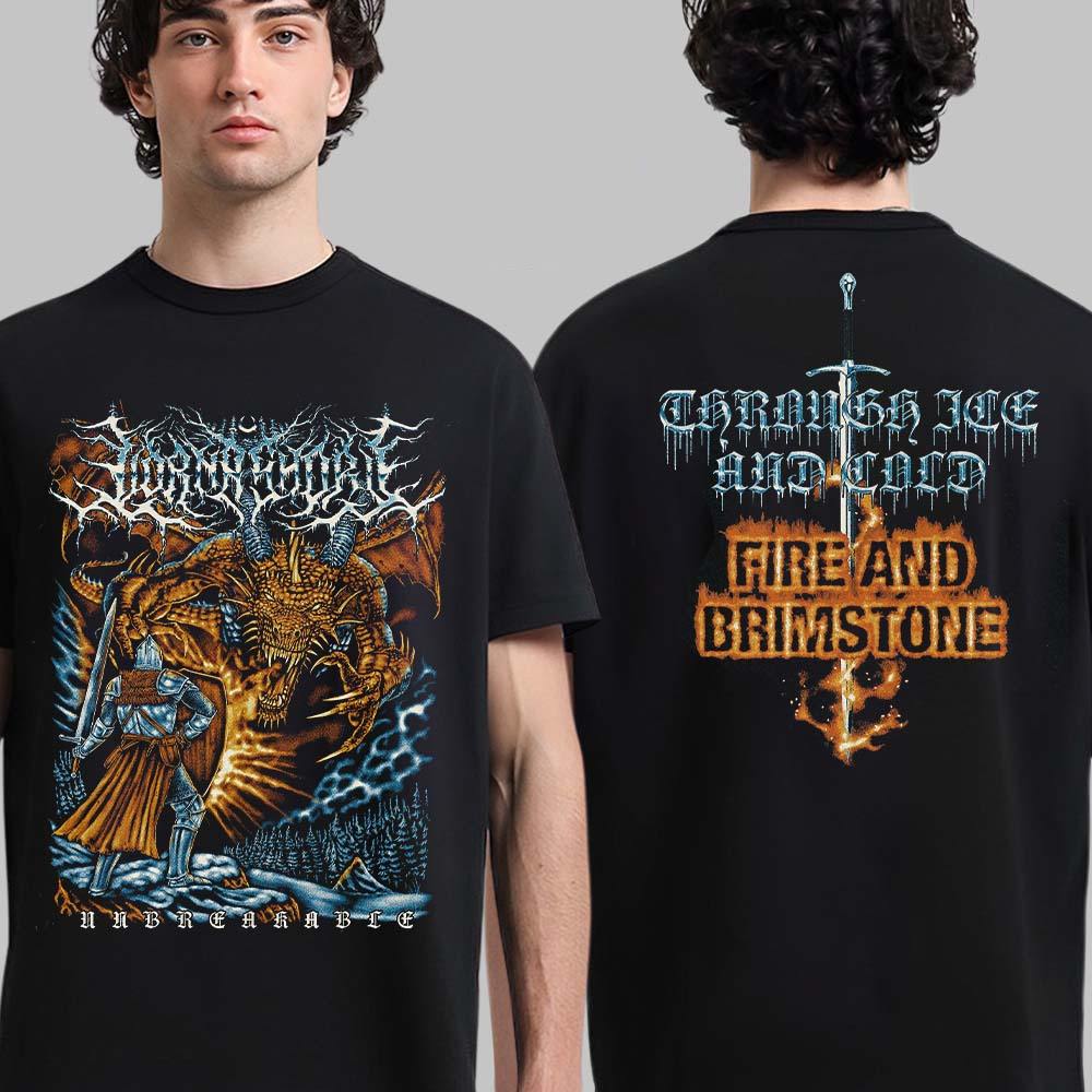 Lorna Shore Unbreakable Through Ice And Cold Fire And Brimstone  T-Shirt BO2108