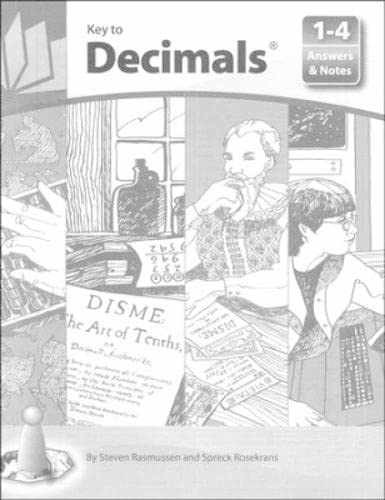 Key to Decimals, Books 1-4, - Spiral-bound, by KEY CURRICULUM - Very Good h