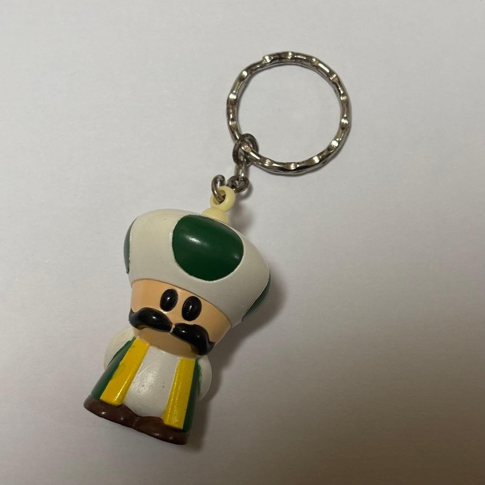 1995 Super Mario RPG Toad Minister Soft Charm Keychain Keyring Figure Banpresto