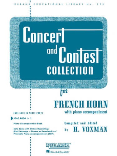 Concert and Contest Collection for French Horn: Solo Part (Rubank Educati - GOOD